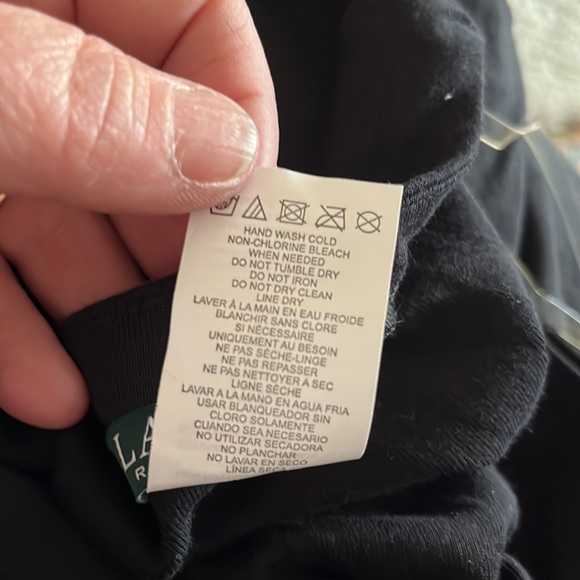 NEW Ralph Lauren black dress size XL. E#641 - Picture 9 of 9